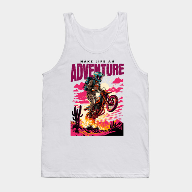 motocross adventure Tank Top by monsalveautos