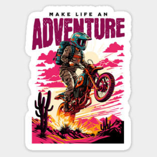 motocross adventure Sticker