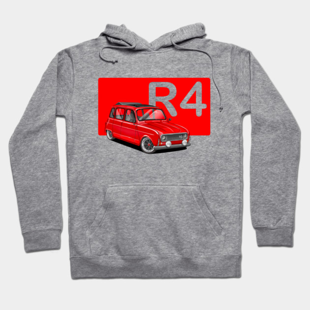 drawing renault 4 Hoodie by monsalveautos