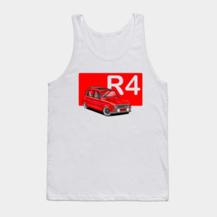drawing renault 4 Tank Top
