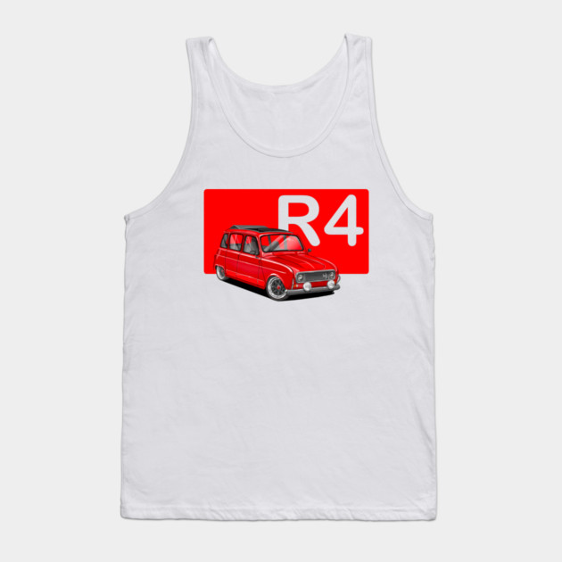 drawing renault 4 Tank Top by monsalveautos