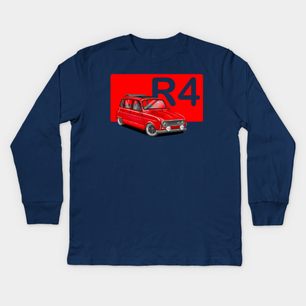 renault 4 Kids Long Sleeve T-Shirt by monsalveautos