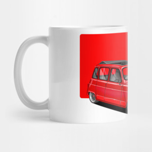 drawing renault 4 Mug