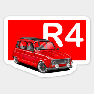 renault 4 Sticker
