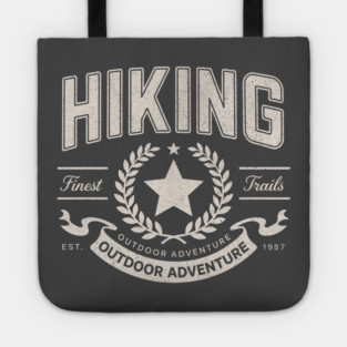 Hiking Finest Trails Classic Badge Tote