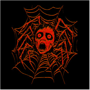 Vintage Punk T-shirt Creepy Doll Head Spider Graphic Black Tee Emo Punk Teen Spiked Collar Shirt Alt Fashion Gift Punk Rock Shirt Unisex Sweatshirt Hoodie Posters and Art