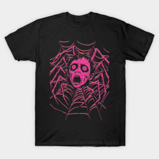Vintage Punk T-shirt Creepy Doll Head Spider Graphic Black Tee Emo Punk Teen Spiked Collar Shirt Alt Fashion Gift Punk Rock Shirt Unisex Sweatshirt Hoodie T-Shirt