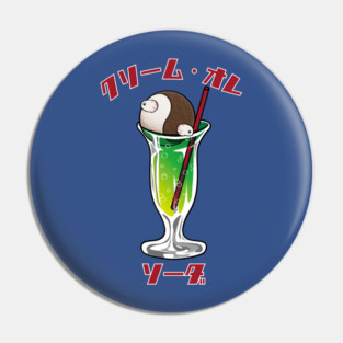 Cream Ole Soda Pin