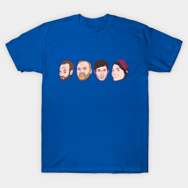 Multiple Nerdgasm - Just the heads, thanks! T-Shirt by Multiple Nerdgasm