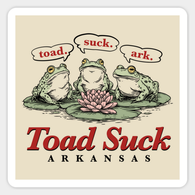 Toad Suck Buds Magnet by rt-shirts