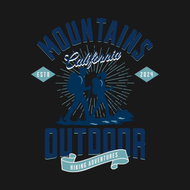 Mountains California, Outdoor Hiking Adventures by Vinokurio