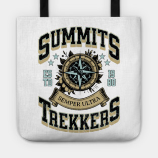Summit Trekkers Hikers T-shirt Tote