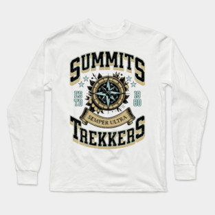 Summit Trekkers Hikers T-shirt Long Sleeve T-Shirt