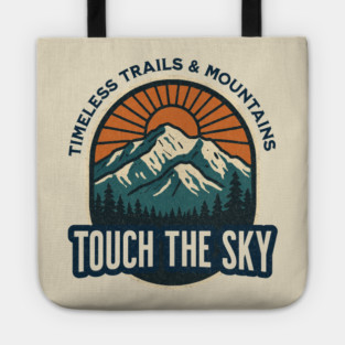 Timeless Trails and Mountains T-shirt Tote