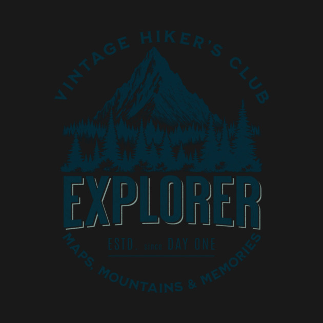 Vintage Hikers Club T-shirt by Vinokurio
