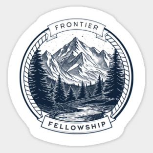 Frontier Fellowship Hiking T-shirt Magnet