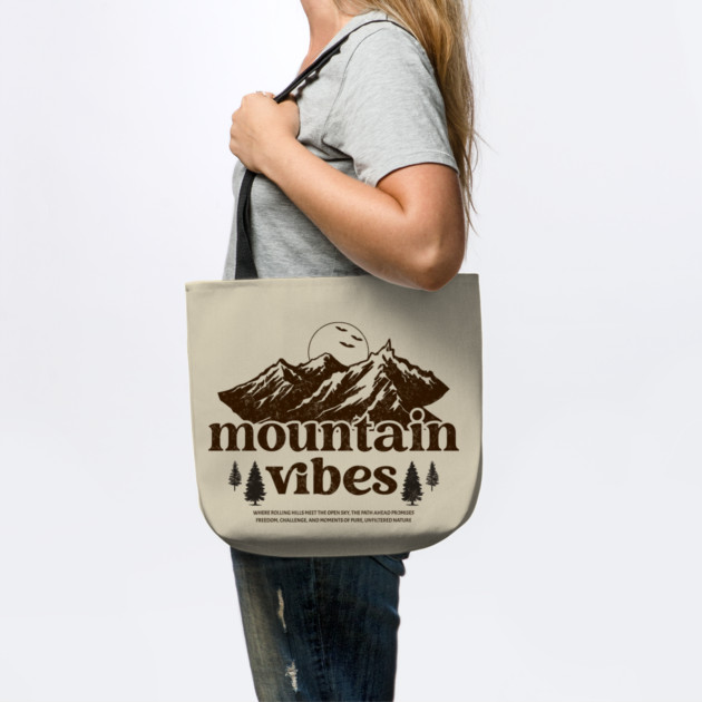 Mountain Vibes Hiking T-shirt by Vinokurio