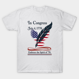 In Congress, July 4, 1776 Historical Independence Day T-Shirt