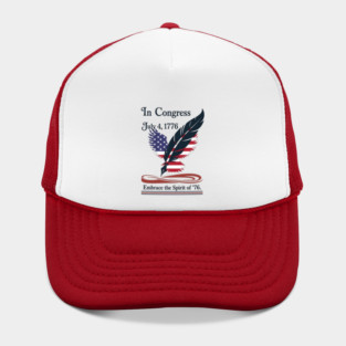 In Congress, July 4, 1776 Historical Independence Day Hat