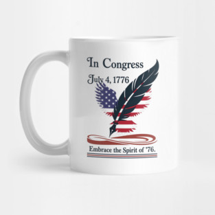 In Congress, July 4, 1776 Historical Independence Day Mug