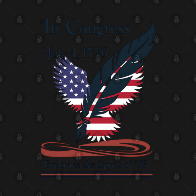 In Congress, July 4, 1776 Historical Independence Day by stitchloom