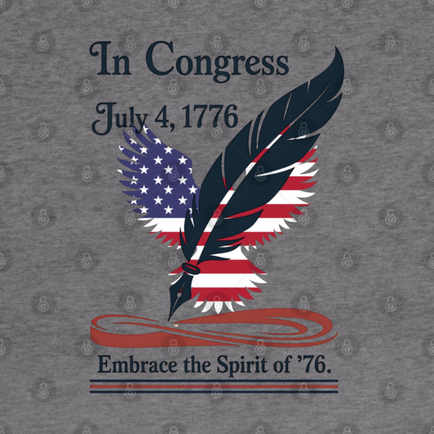 In Congress, July 4, 1776 Historical Independence Day by stitchloom