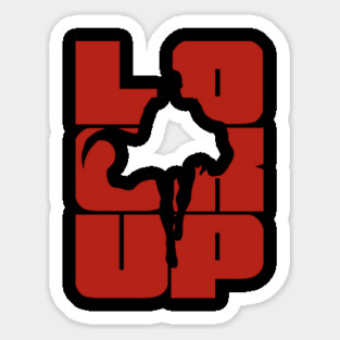 Look Up (Red) Sticker