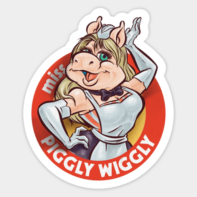 Miss Piggly Wiggly Magnet by majanation