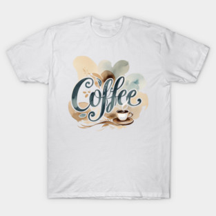 Coffee Writing Vibes T-Shirt