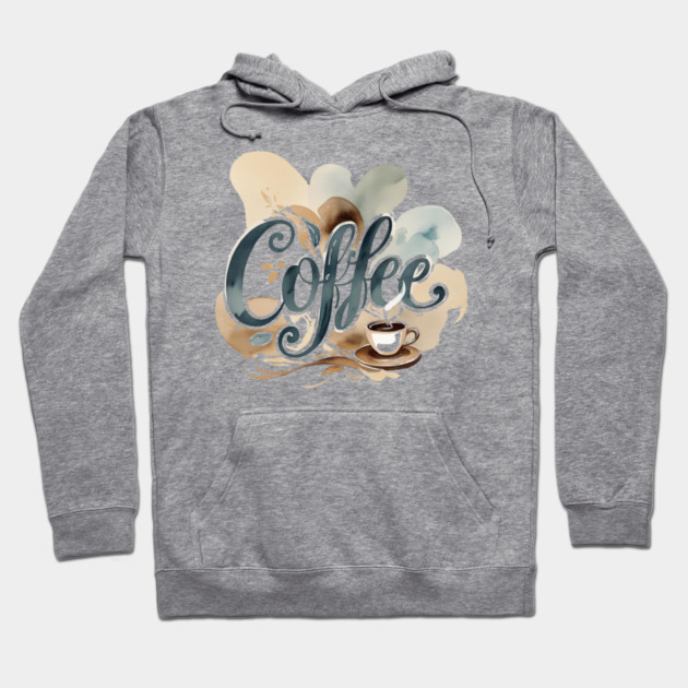Coffee Writing Vibes Hoodie by SR8891