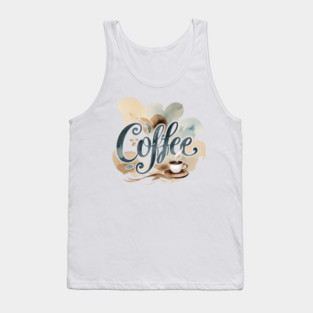 Coffee Writing Vibes Tank Top