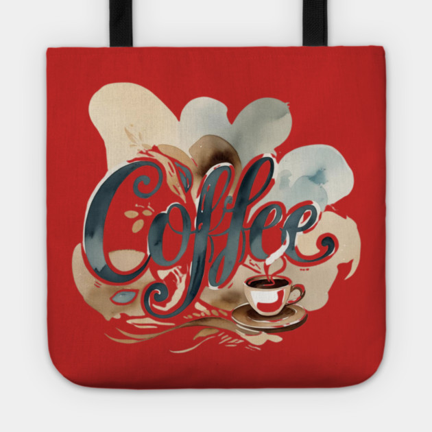 Coffee Writing Vibes Tote by SR8891