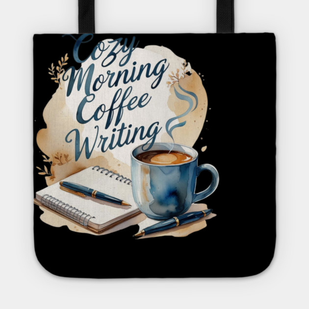 Morning Coffee Writing Ritual Tote by SR8891
