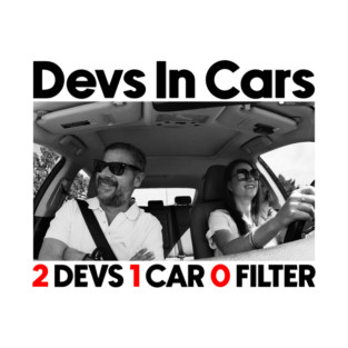 2 Devs 1 Car 0 Filter Black Lettering Crewneck Sweatshirt