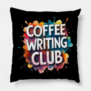 Coffee Writing Club Pillow