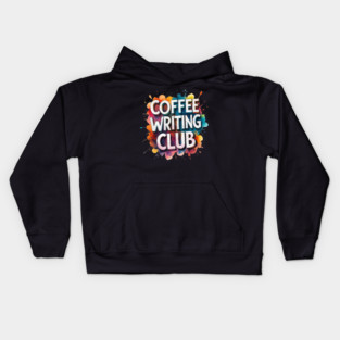 Coffee Writing Club Kids Hoodie