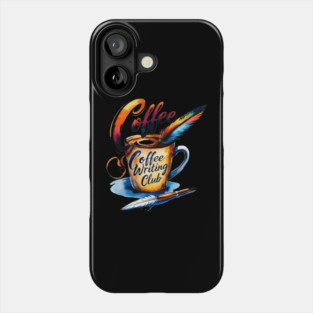 Coffee Writing Club lovers Phone Case