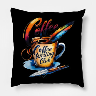 Coffee Writing Club lovers Pillow
