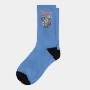 WWC Wrestlin' Warriors "Floating Heads" Socks