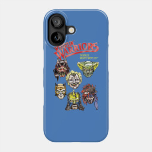 WWC Wrestlin' Warriors "Floating Heads" Phone Case