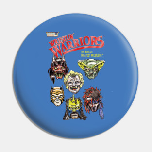 WWC Wrestlin' Warriors "Floating Heads" Pin