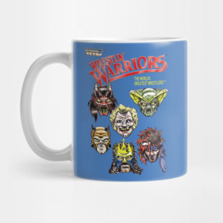 WWC Wrestlin' Warriors "Floating Heads" Mug