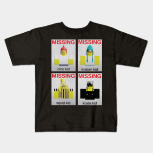 Missing Kids Rescue 99 Nights in the Forest Roblox Kids T-Shirt