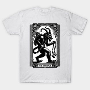 The Krampus Tarot Card Christmas T-Shirt