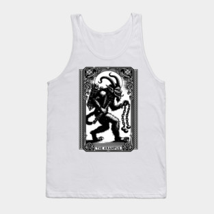 The Krampus Tarot Card Christmas Tank Top