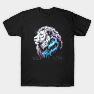Glowing Lion of Judah Prophetic Artwork T-Shirt