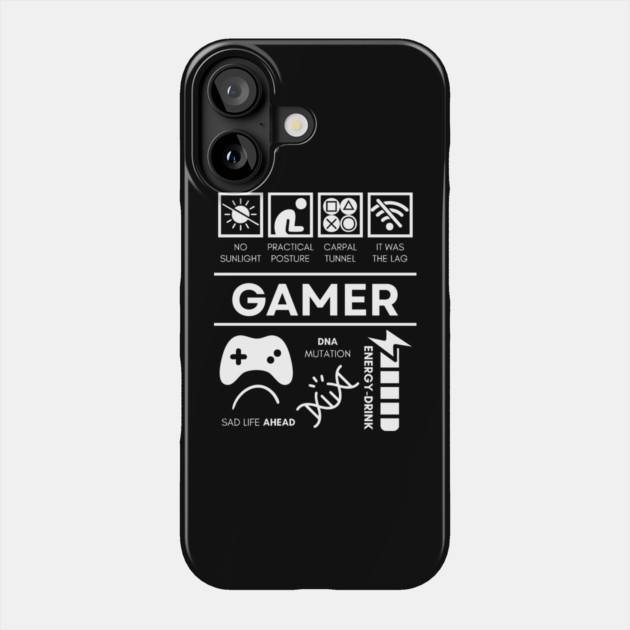 Funny Gamer Life Definition - It Was The Lag Phone Case by TuncGK