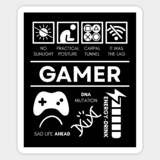 Funny Gamer Life Definition - It Was The Lag Sticker