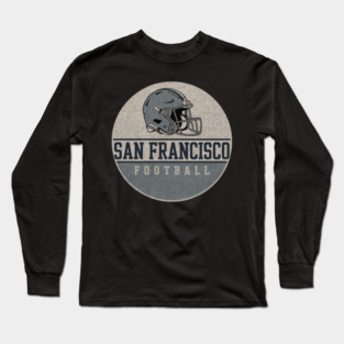 Retro 49ers Football Long Sleeve T-Shirt