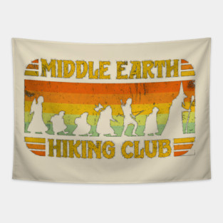 middle earth hiking club Tapestry